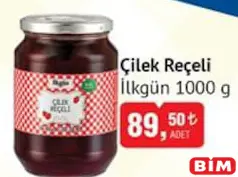 İLKGÜN ÇİLEK REÇELİ 1000 G